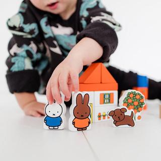 Image du produit Bambolino Toys Bac à briques en bois Nijntje 50 pièces