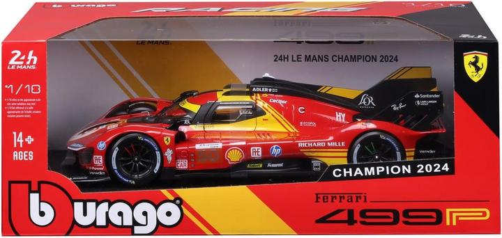 Image du produit Bburago Ferrari 499P 2024 1/18 rot