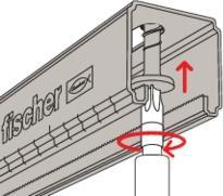 Image du produit Fischer FIS 538757 Rail de montage FLS 37/1.2 - 2m