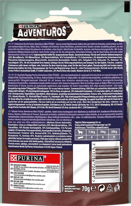Actual product image Purina ONE 7613036726948 (Adult, 1 pcs., 75 g)