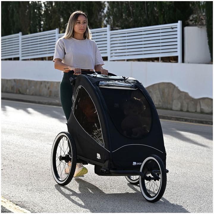 Image du produit Deryan 3in1 Fahrradanhänger für 2 Kinder