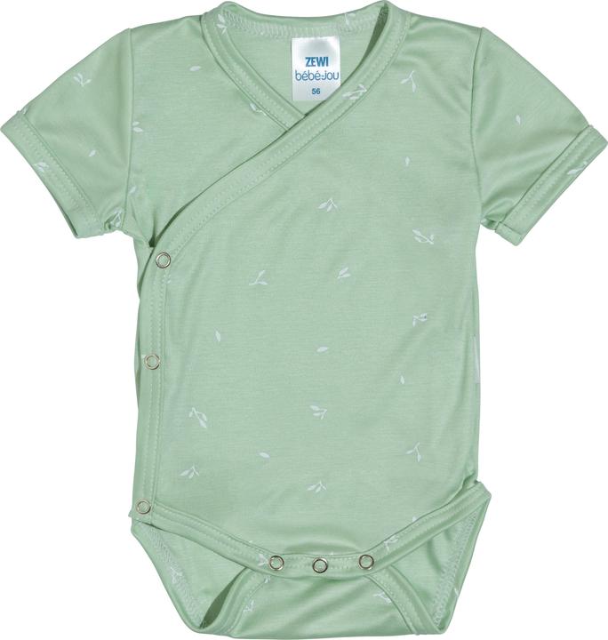 Actual product image Zewi Wrap-around bodysuit short-sleeved Tencel (50)