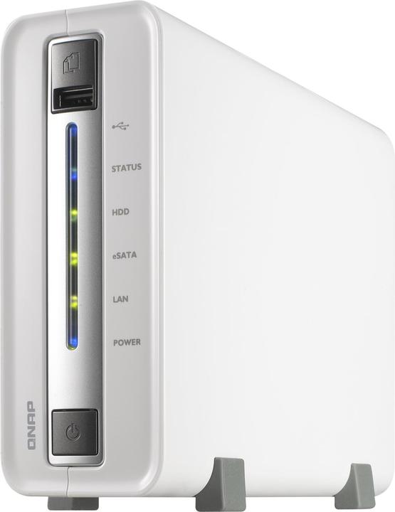QNAP TS-110, iSCSI NAS for 1x SATA, Windows AD, NFS