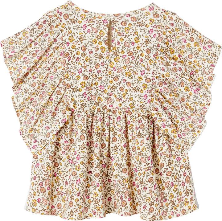Vertbaudet Girls' blouse shirt with recycled polyester (158)
