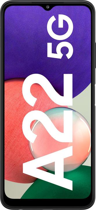 Actual product image Samsung Galaxy A22 5G EU (64 GB, Gray, 6.60", Hybrid Dual SIM + eSIM, 48 Mpx, 5G)