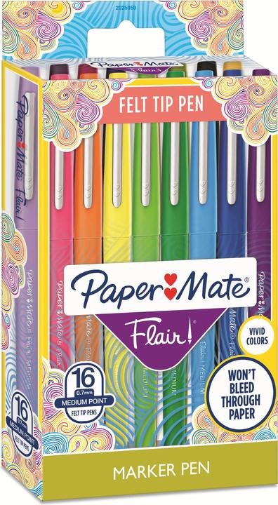 Actual product image Paper Mate Flair Set (Multicoloured, 16 x)