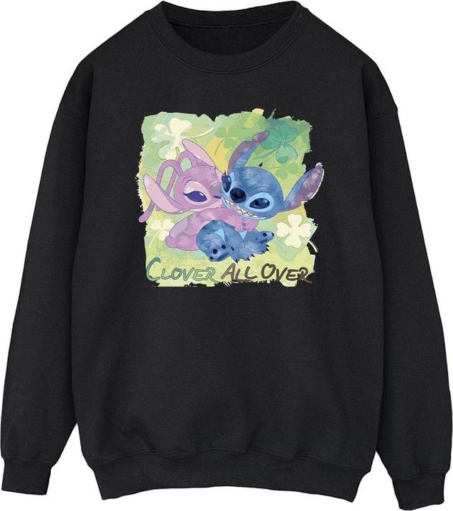 Immagine prodotto Disney Lilo And Stitch St Patrick's Day Clover Felpa Uomo (M)