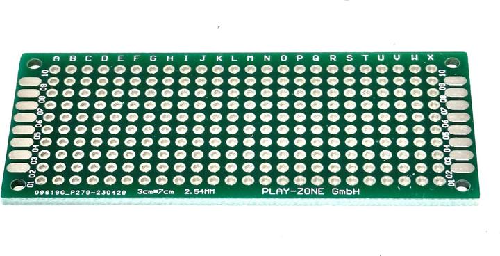 Produktbild Play-Zone Experimentierplatine 3cm x 7cm Grün (Platine)