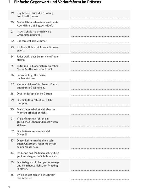 Produktbild Satz für Satz Englisch Zeiten und Tenses (Deutsch, Englisch, 2021)