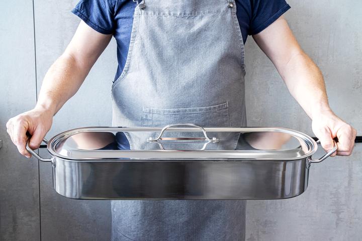 Produktbild Kitchen Craft Fisch-Dünster (Dampfkochtopf, Edelstahl)