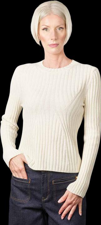 Produktbild Marc O'Polo Long Sleeve Pullover Transfer Detail Creamy Whit (XS)