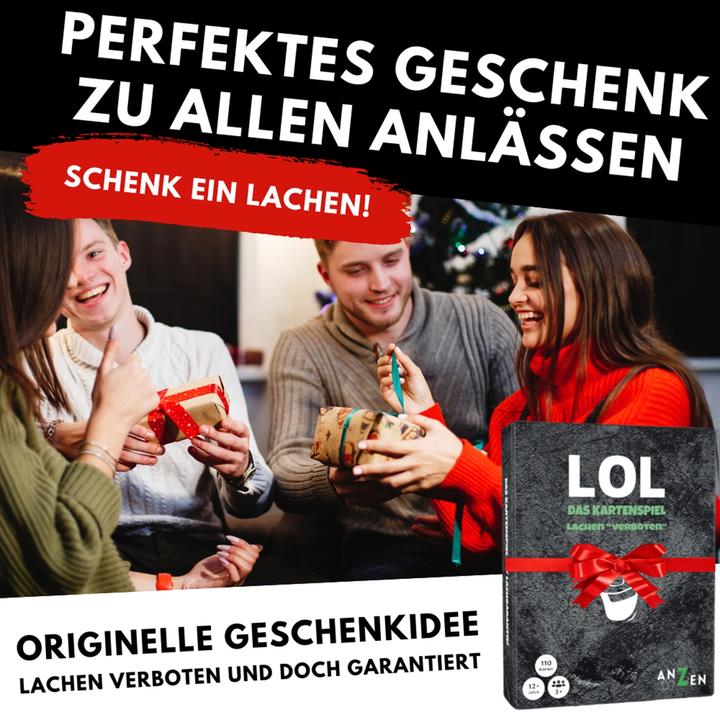 Image du produit Anzen Spiele ANZEN - LOL Le jeu de cartes - Interdit de rire (Allemand)