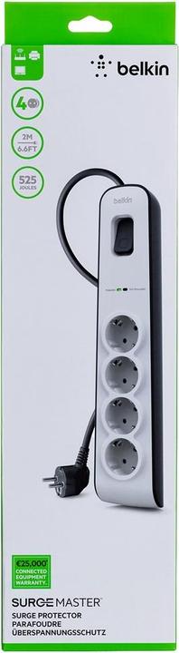 Produktbild Belkin Surgemaster (4 x, CEE 7/3, 2 m)