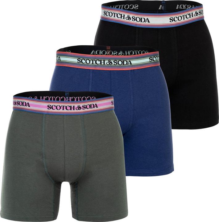 Image du produit Scotch & Soda Solid Cotton Stretch (XL, Lot de 3)