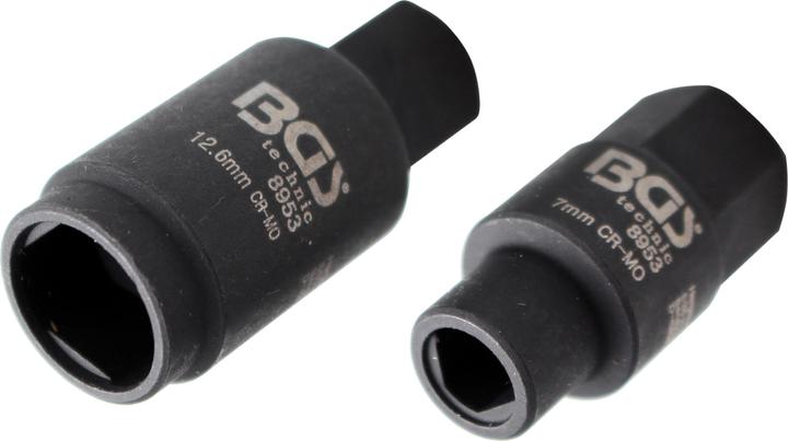 Actual product image BGS Sockets for Bosch Injection Pumps 3-pt 7 / 12.6 mm