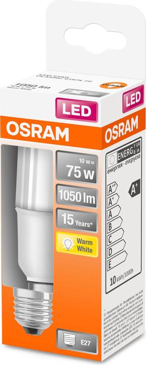 Actual product image Osram Star Stick (E27, 75 W, 1050 lm, 1 x, E)