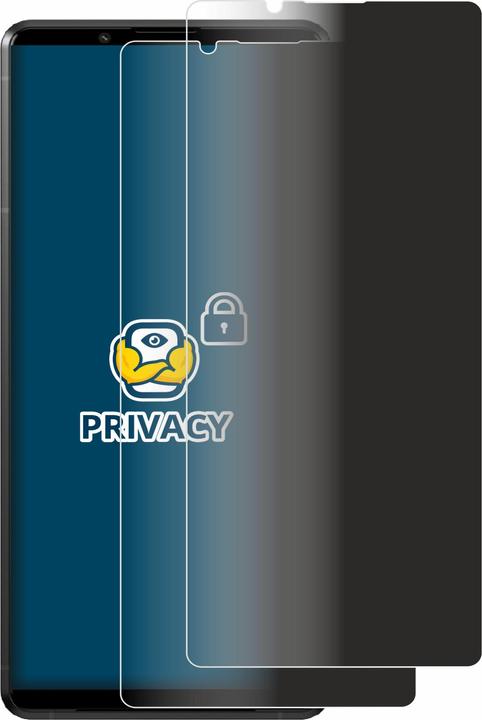 Productafbeelding BROTECT Anti-spionnetje privacyfolie Beschermfolie tegen blauw licht (2 Stuk, Sony Xperia Pro-I)