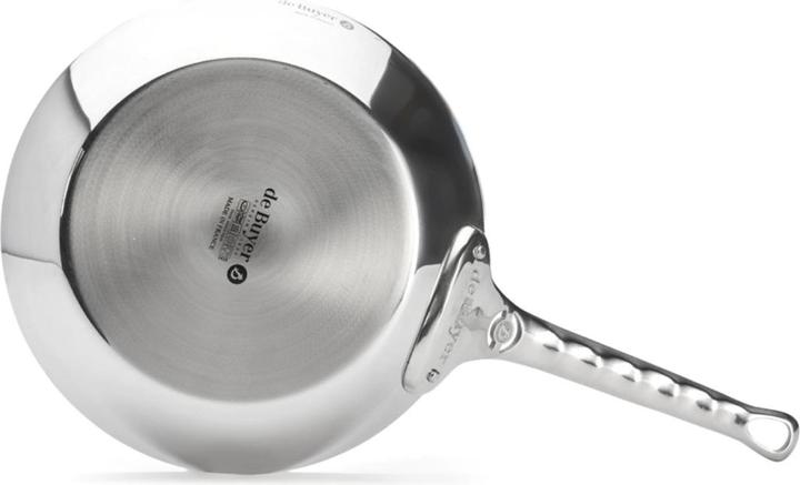 Actual product image de Buyer Affinity frying pan uncoated induction (24 cm, Frying pan, Stainless steel)