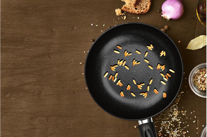 Immagine prodotto Bratmaxx Padella (20 cm, Padella per friggere, Acciaio al carbonio)
