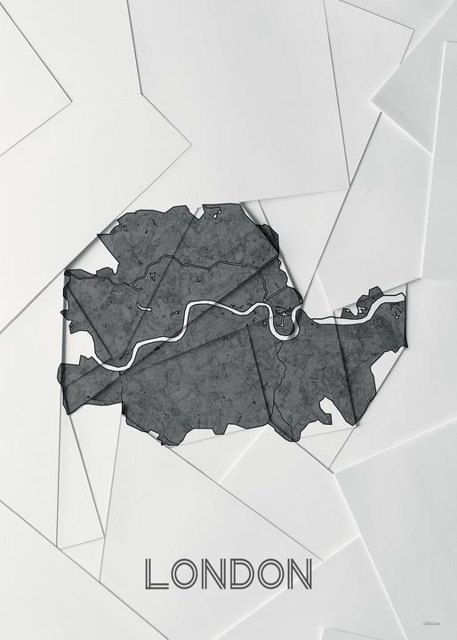 Produktbild ChiCura Maps London (50 x 70 cm)