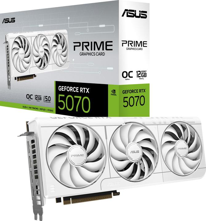 Produktbild ASUS Prime GeForce RTX 5070 OC White (12 GB)