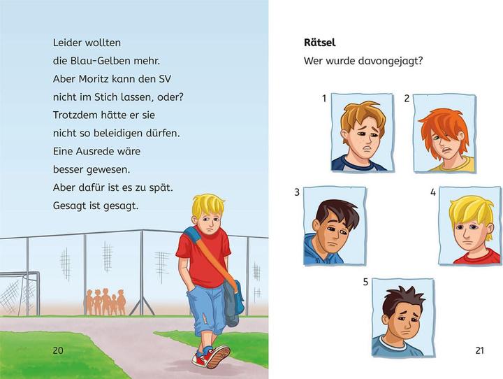 Produktbild Kosmos Teufelskicker, Bücherhelden 1. Klasse, Moritz macht das Spiel (Deutsch, Michael Böhm, Frauke Nahrgang, 2024)