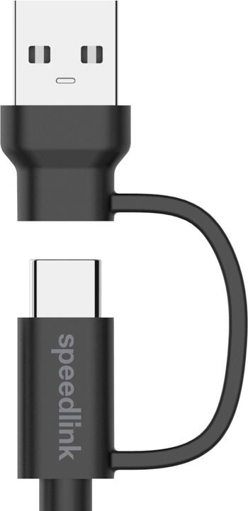 Produktbild Speedlink 2 in 1 Ladekabel (3 m, USB 2.0, USB 3.1)