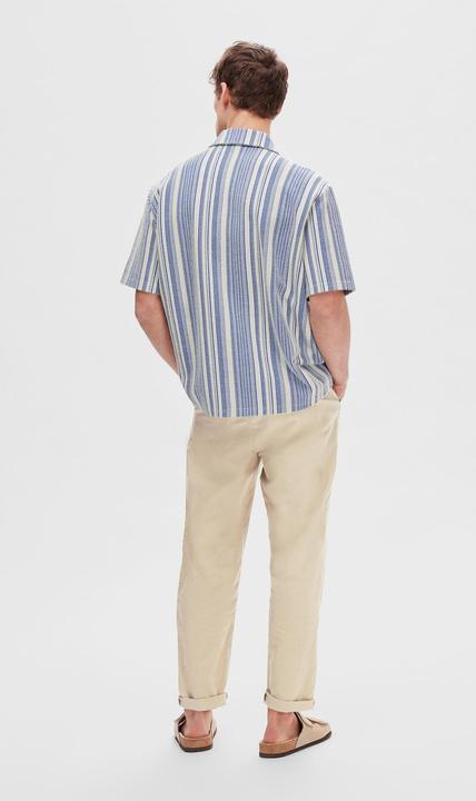 Produktbild Selected Homme Gestreiftes Kurzarmhemd (L)