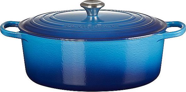 Produktbild Le Creuset Bräter Oval Sig 33 cm Azure (33 cm, Bräter + Schmortopf, Gusseisen)