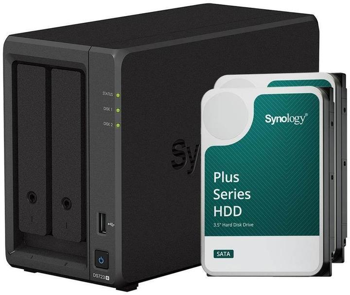 Produktbild Synology DS723+ (2 x 4 TB, Synology HAT 33xx)