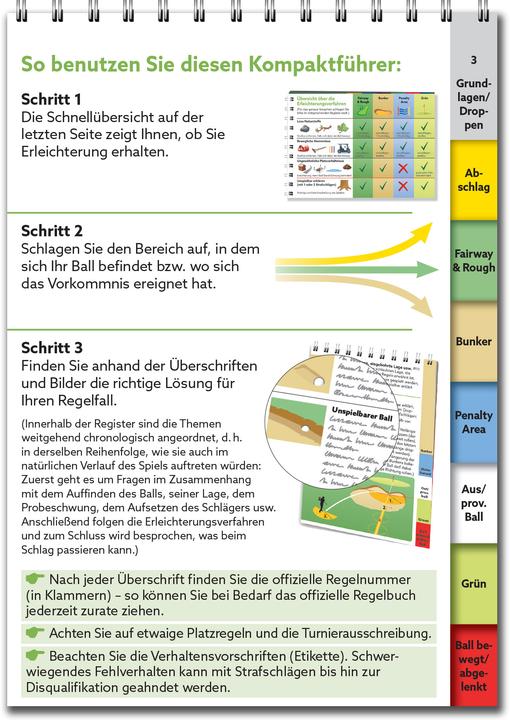 Produktbild Golfregeln kompakt 2023-2026