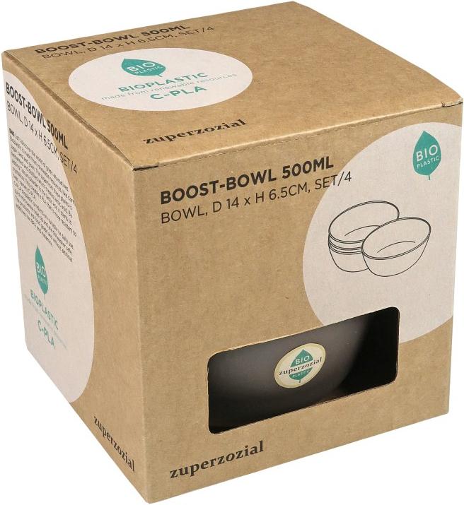 Produktbild Zuperzozial Boost-Bowl - Schüssel (14 cm, 0.50 l, 4 x)