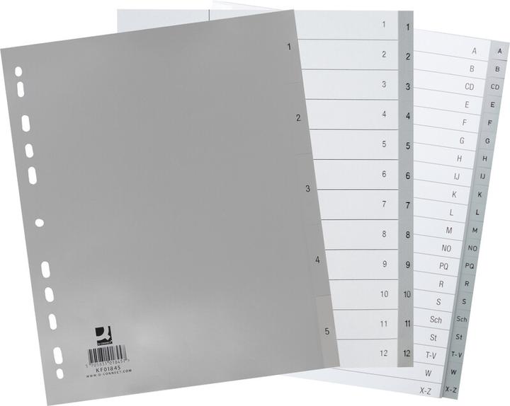 Image du produit Q-Connect Register Vollformat überbreit