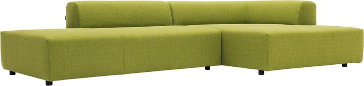 Actual product image Freistil Rolf Benz freistil 184 Lounge Sofa with Longchair right green (Corner sofa)