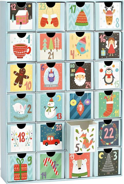 Image du produit G. Wurm Calendrier de l'Avent avec 24 cases