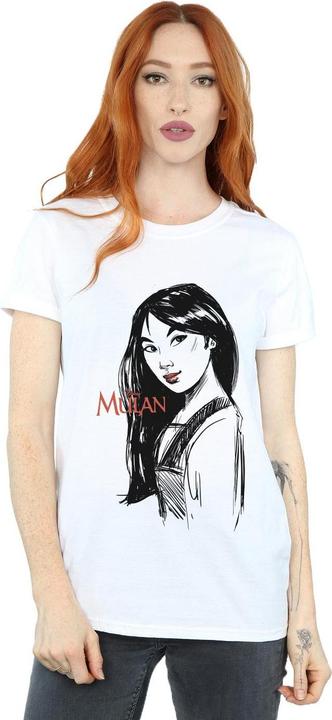 Immagine prodotto Disney Mulan Sketch Maglietta Ampia Donna (XL)