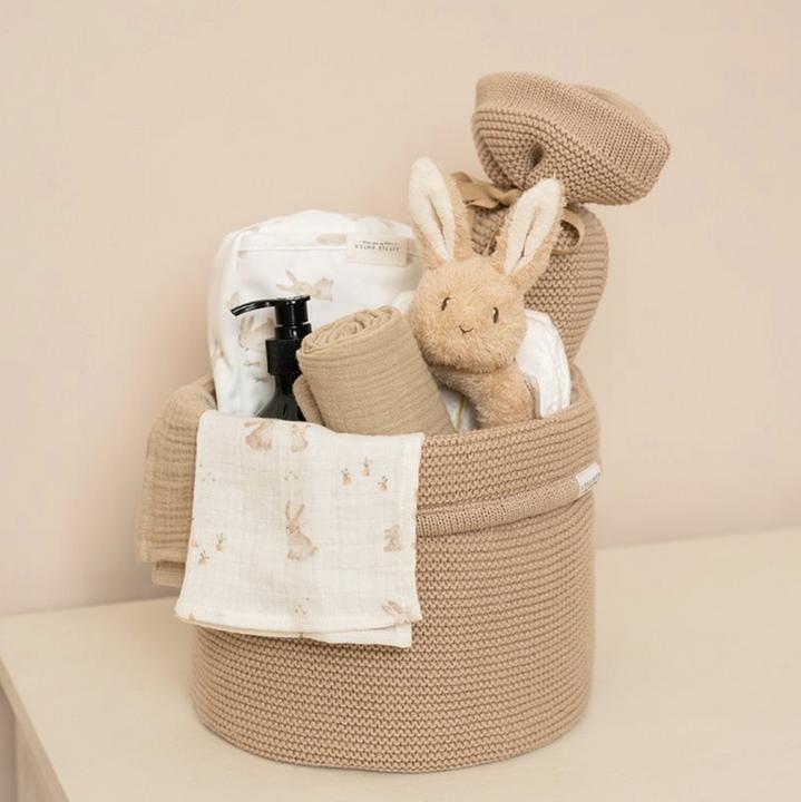 Image du produit Little Dutch Swaddles 70 x 70 muslin Baby Bunny / Beige (70 cm, 70 cm)