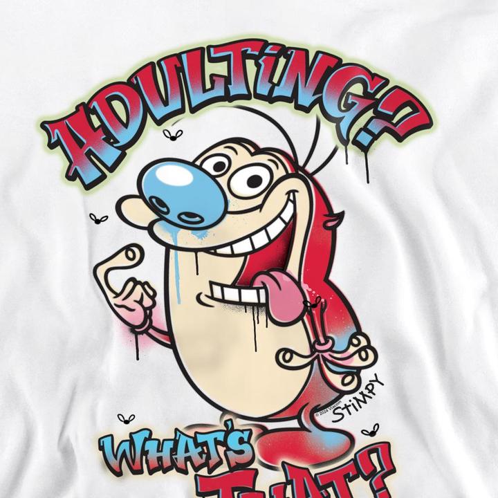 Produktbild Ren & Stimpy Adulting Whats That? Sweatshirt (S)