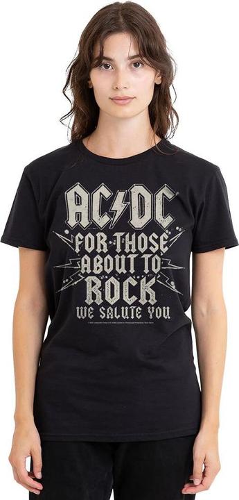 Actual product image AC/DC Unisex Adult Salute T-Shirt (S)