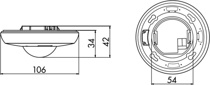 Produktbild BEG PD2N-DALISYS-UP Präsenzmelder (3 m)