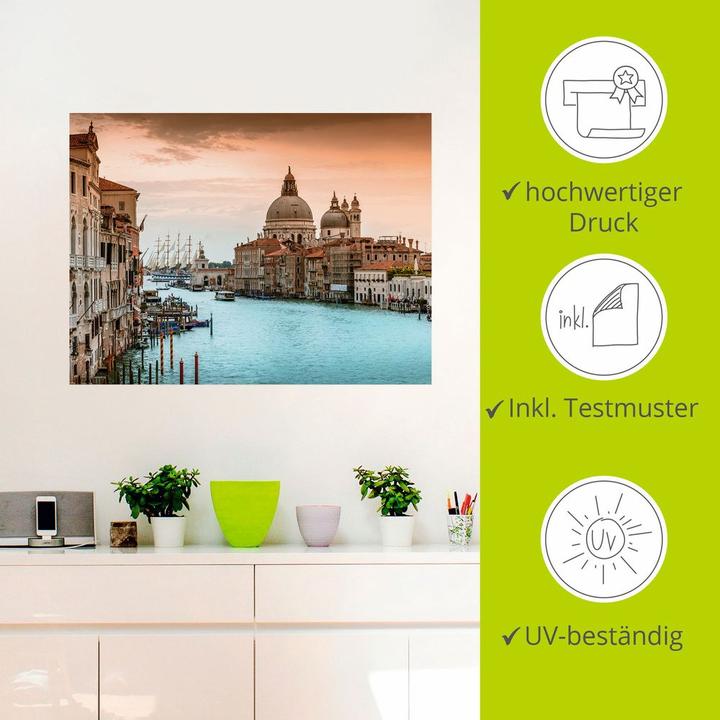 Produktbild Artland Venedig Canal Grande I Q7SF (80 x 60 cm)