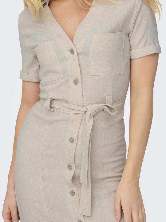 Produktbild Only Onlsiesta Ss Lin Bl Shirt Dress Pnt Noos (XL)