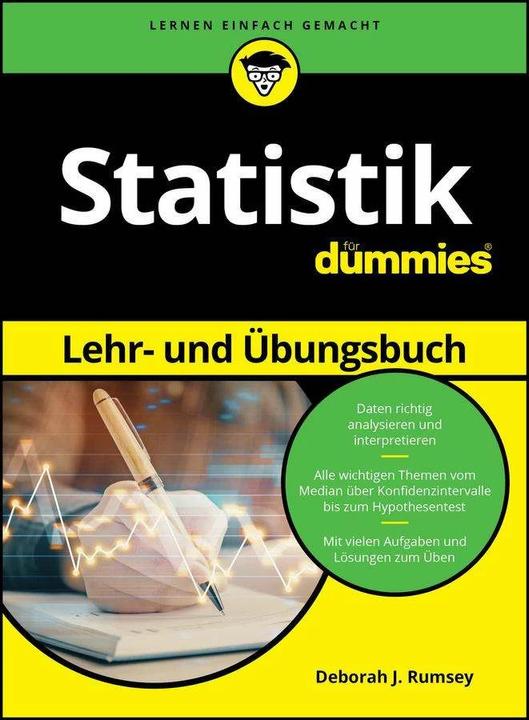 Produktbild Statistik Lehr- und Übungsbuch für Dummies (Deutsch, Deborah J. Rumsey, 2024)