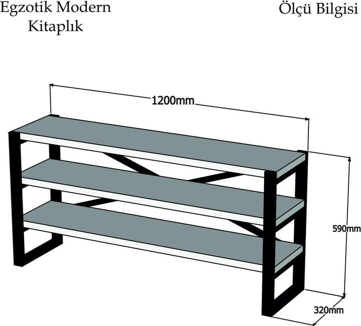 Produktbild Hanah Home Reagan (120 x 59 x 32 cm)