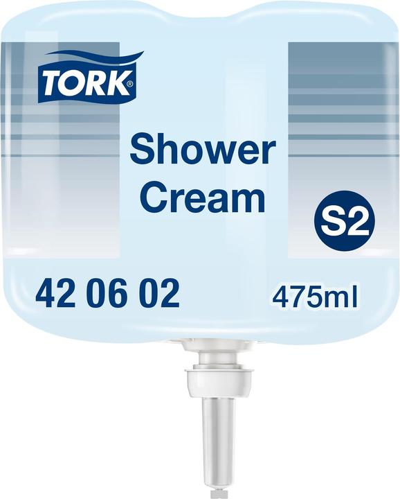 Tork Hair & Body Mini liquid soap - 420602 - 2-in-1 shower gel and shampoo for S2 dispenser systems - P (475 ml)