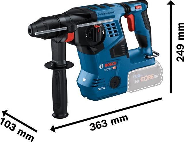 Actual product image Bosch Professional GBH 18V-28 C (Rechargeable battery operated)