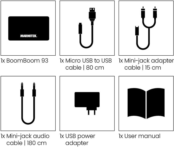 Produktbild Marmitek BoomBoom 93 10 m Schwarz (Empfänger)