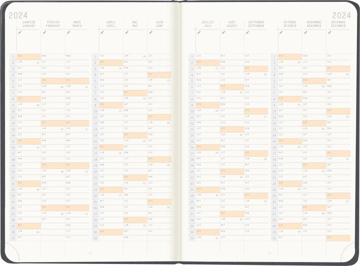 Actual product image Rhodia Webplanner 2024 (A5, Hardcover)
