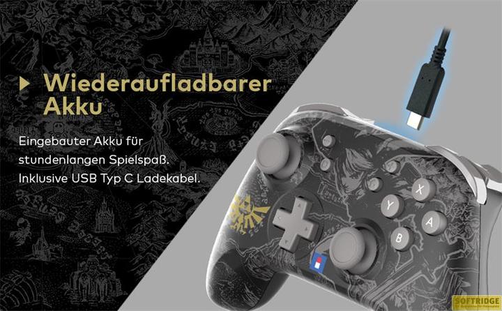 Actual product image HORI Wireless Horipad - The Legend of Zelda (Switch)