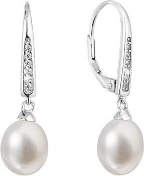 Produktbild Evolution Group Charming silver earrings with real river pearls 21059.1 (L)